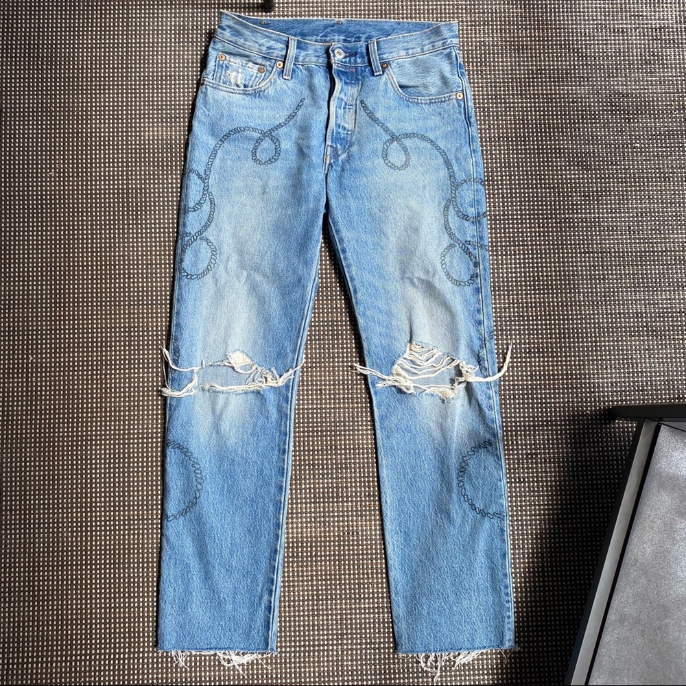 Levi’s Jeans with print  Mid Rice